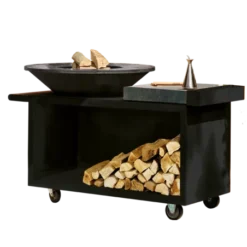 Brasero OFYR Island Black 100 Pro Céramique Anthracite