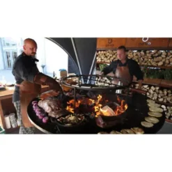 Brasero OFYR XL Plancha Acier Corten Pied 50cm -The Bastard Magasin brasero ofyr xl plancha acier cortene pied 50cm 2