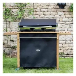 Desserte Pour Plancha Robinier Hpl Noir EMILE - ENO -The Bastard Magasin desserte pour plancha robinier hpl noir emile 2