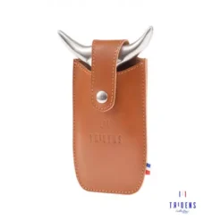 L'Étui De David Cuir Cognac Pour Fourchette TRIDENS -The Bastard Magasin etui cuir camel pour fourchette tridens 2