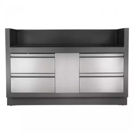 Devant -The Bastard Magasin module oasis pour bbq gaz bipro 825 avec 4 tiroirs napoleon