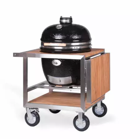 Barbecue Ceramique Kamado MONOLITH Pro 2.0 Noir Sur Chariot Buggy 1 Barbecue Ceramique Kamado MONOLITH Pro 2.0 Noir Sur Chariot Buggy